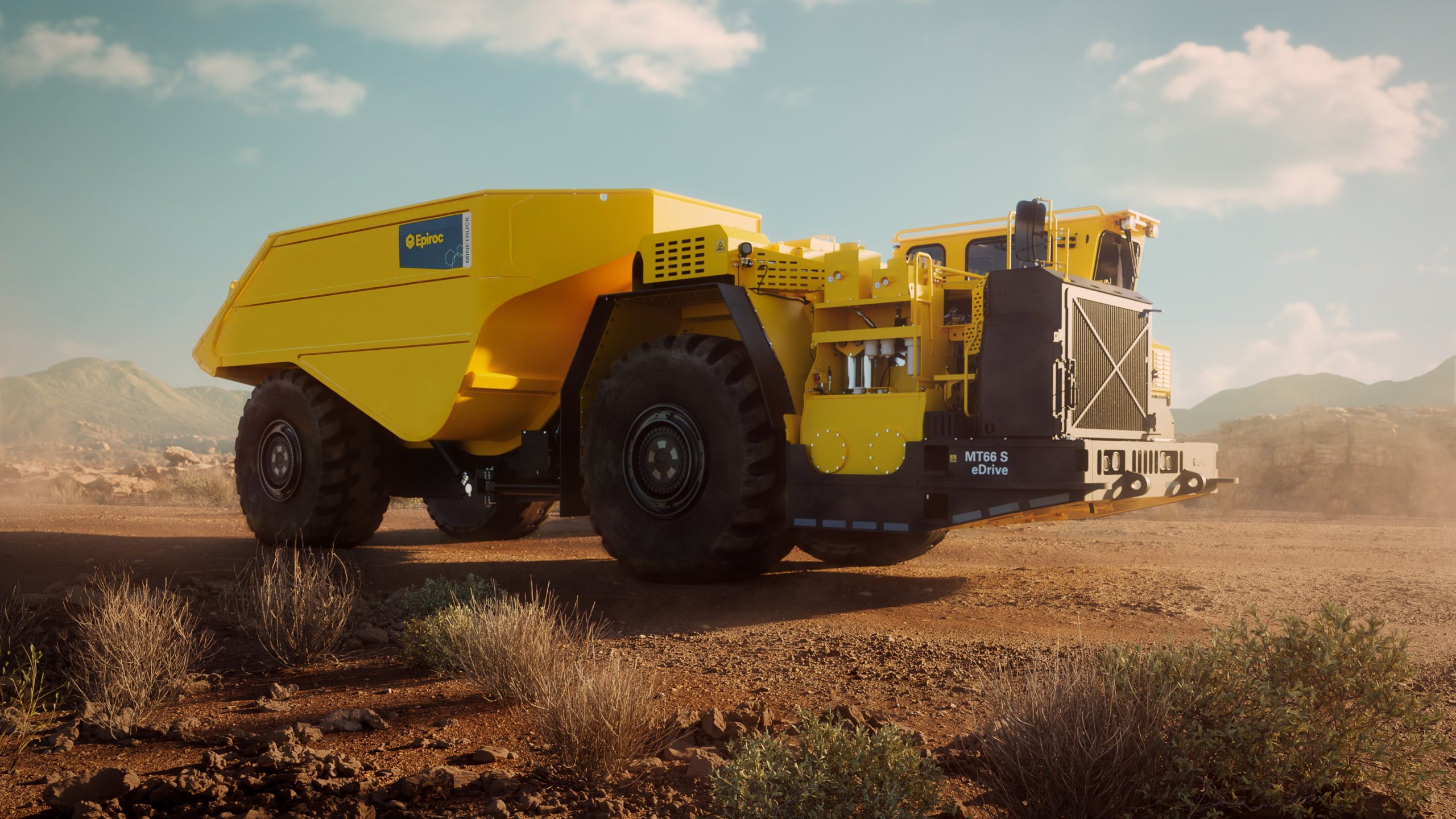 Epiroc unveils the diesel-electric Minetruck MT66 S eDrive - International Mining