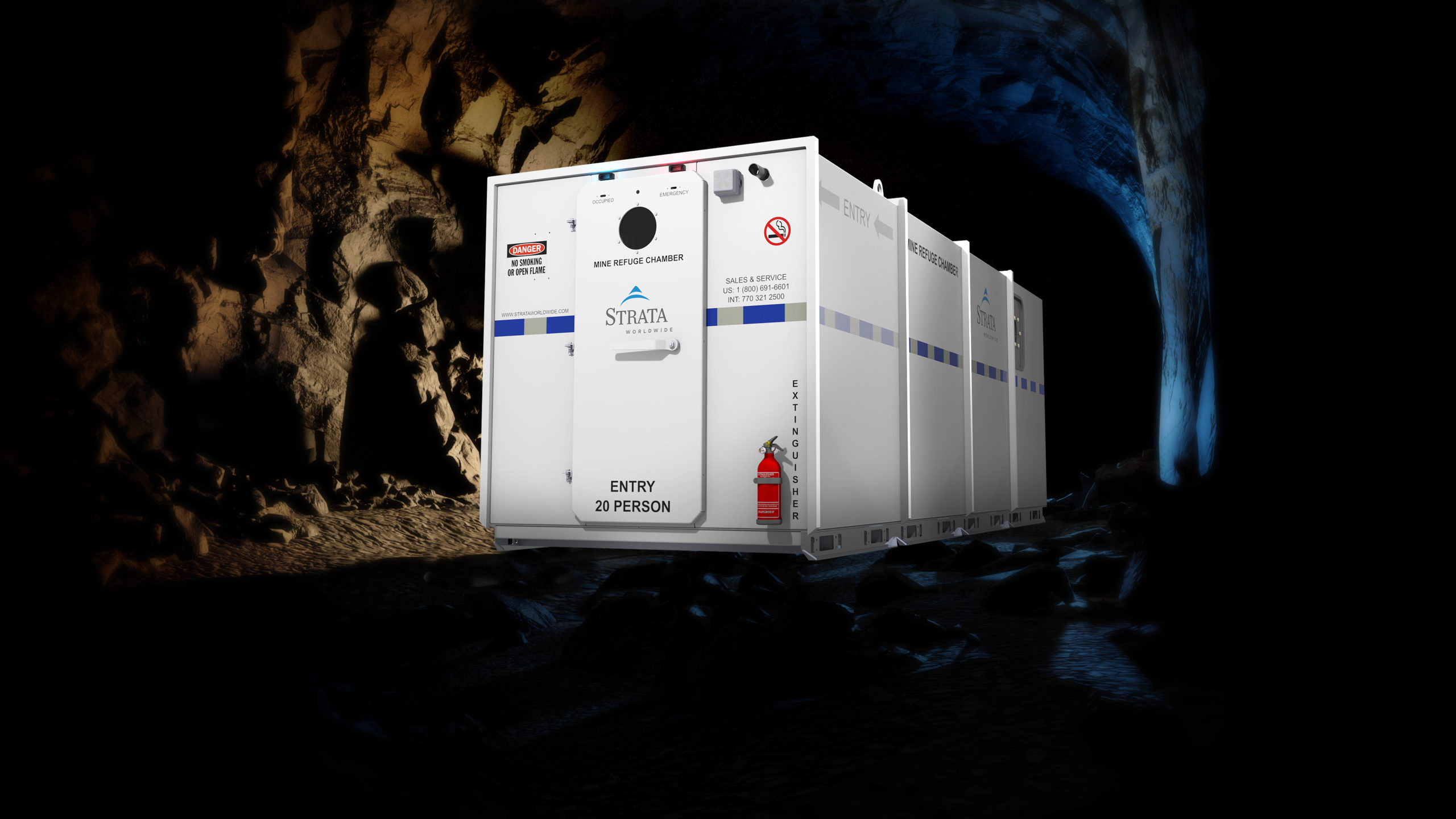 Strata Worldwide introduces economical, lightweight emergency refuge chamber - International Mining