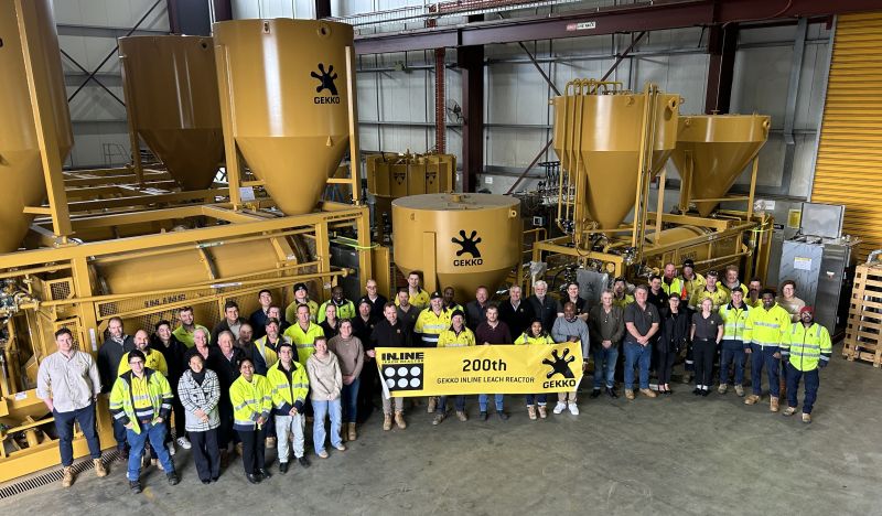 Gekko Systems reaches 200th production scale InLine Leach Reactor landmark - International Mining