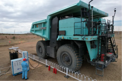 Autonomous hydrogen-powered mining truck achieves test successes in China